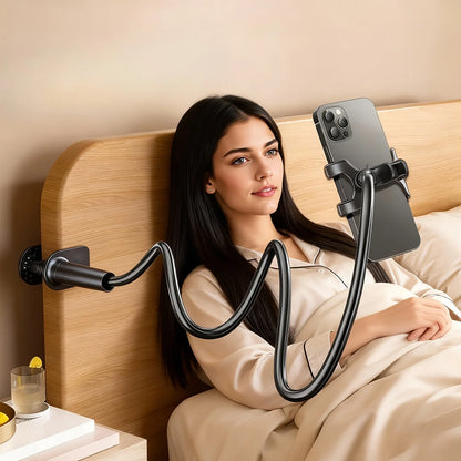 360° Adjustable Gooseneck Holder for Phones And Tablets, Clip-On Style, 27.56inch Long, Suitable for Desk And Bedside Use