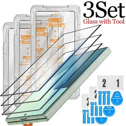 Privacy Screen Protector Anto-installation for Samsung Galaxy Z Fold 8 7 6 5 Anti-Spy Back Tempered Glass For Z Fold8 Ultra