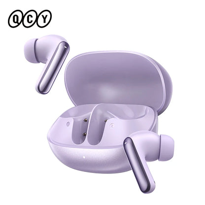 QCY MeloBuds N20 Adaptive Hybrid Noise Cancelling Earbud Wireless Bluetooth 6.0 Headphone 6 Mics Clear Call HT20 Earphone 40Hrs