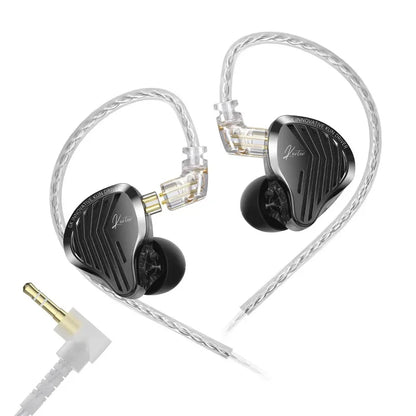 GK-KUNTEN Wired Earphones Flagship Single Motion In Ear Heavy Bass Fever HIFI High Quality Earphones