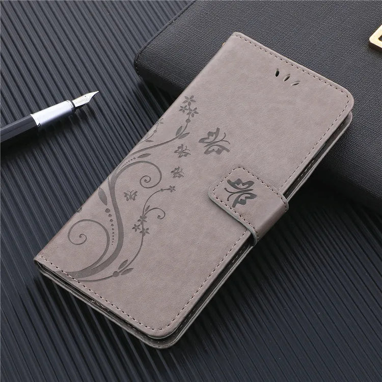 S8 S9 Plus S10 S20 FE S21 S22 S23 Ultra PU Leather Wallet Cover For Samsung Galaxy S23 FE S10 Plus Holder Flip Stand Phone Case