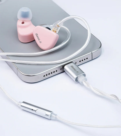 iBasso Jr. Gelato HiFi Wired Earphones In Ear Music Headphones High Quality Sport Headset Customized Pc Gamer Accessories Gifts
