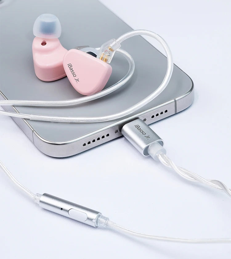 iBasso Jr. Gelato HiFi Wired Earphones In Ear Music Headphones High Quality Sport Headset Customized Pc Gamer Accessories Gifts