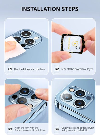 SmartDevil Lens Tempered Glass Camera Protector for iPhone 14 Pro Max Cam Protective Glass for iPhone 14 13 12 HD Lens Protector