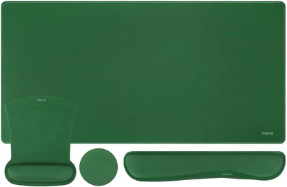 Keyboard Mouse Pad Set Large Gaming Mousepad&Keyboard Wrist Rest&Mouse Wrist Rest&Coaster Ergonomic Non-Slip Mousepad Cushion