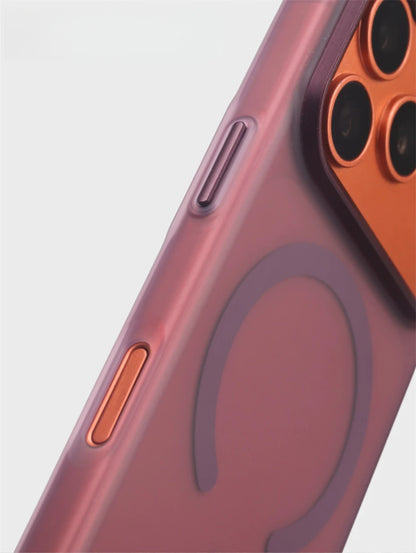 For iPhone 17 16 15 18 Pro Max Air Business Simple Frosted Clear For Magsafe Case Shockproof Magnetic Charge Thin Hard Cover