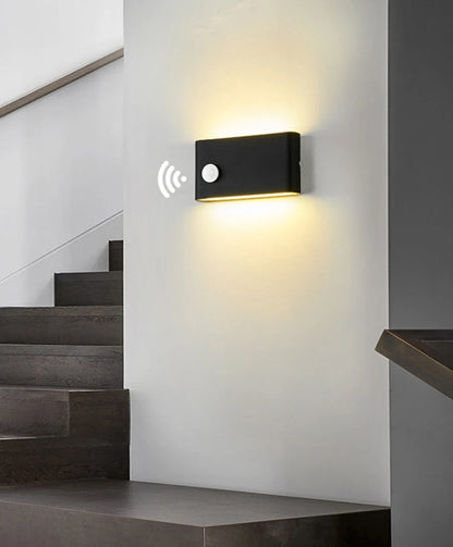 Outdoor Waterproof Wall Lamp Sensor Wall Lamp Human Body Sensor Wall Lights Aluminum Induction Porch Lamp Courtyard Lamp Fixture