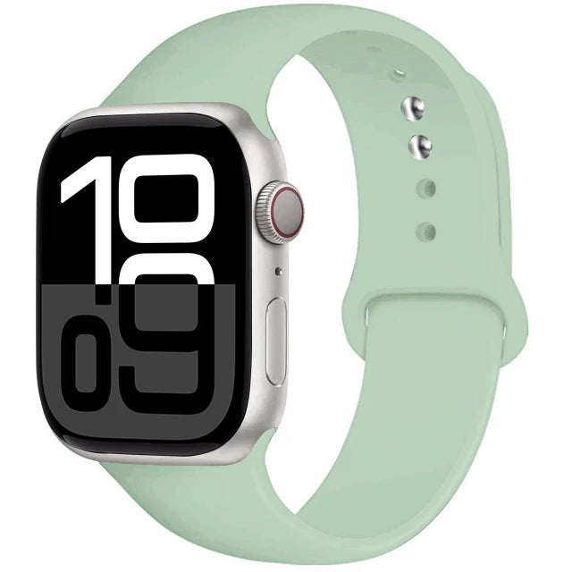 Silicone Band For Apple Watch straps 45mm 44mm 40mm 41mm 42mm-46mm sport bracelet iwatch series 8 7 6 5 SE 9 10 11 Ultra 2 49mm