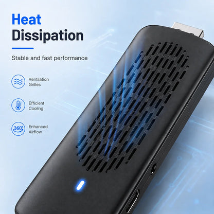 4K 8K UHD R3+ Streaming TV Stick Android 16, 8GB+128GB Storage WiFi6 Bluetooth 5.0 Built-in Google Assistant