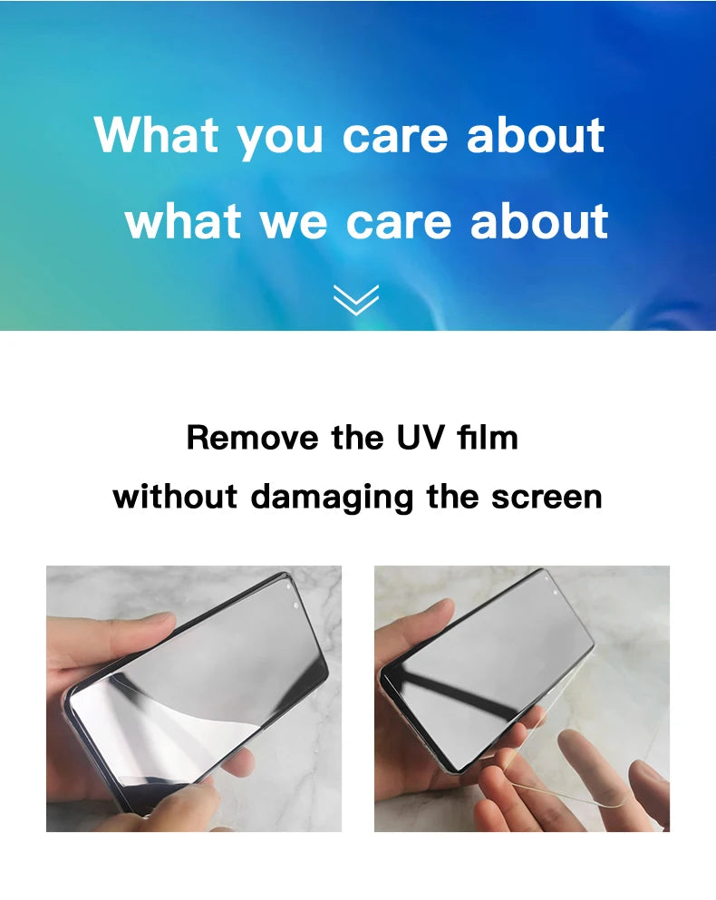 1-3PCS UV Tempered Glass For Google 8 7 6 Pro Full Cover Glue Curing For Pixel 8Pro Screen Protector