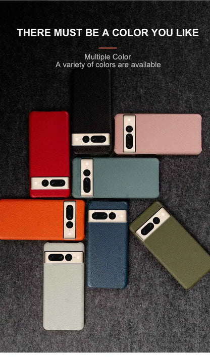Fundas Pixel 10 Pro Case Business Genuine Leather Cases for Google Pixel 6A 7Pro 5A Mobile Phone Cover Capa Back Coque Carcasa