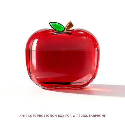 New Translucent Apple Shape Headphone Case TPU Gold Silver Red Green for Airpods Pro 1/2/3 4