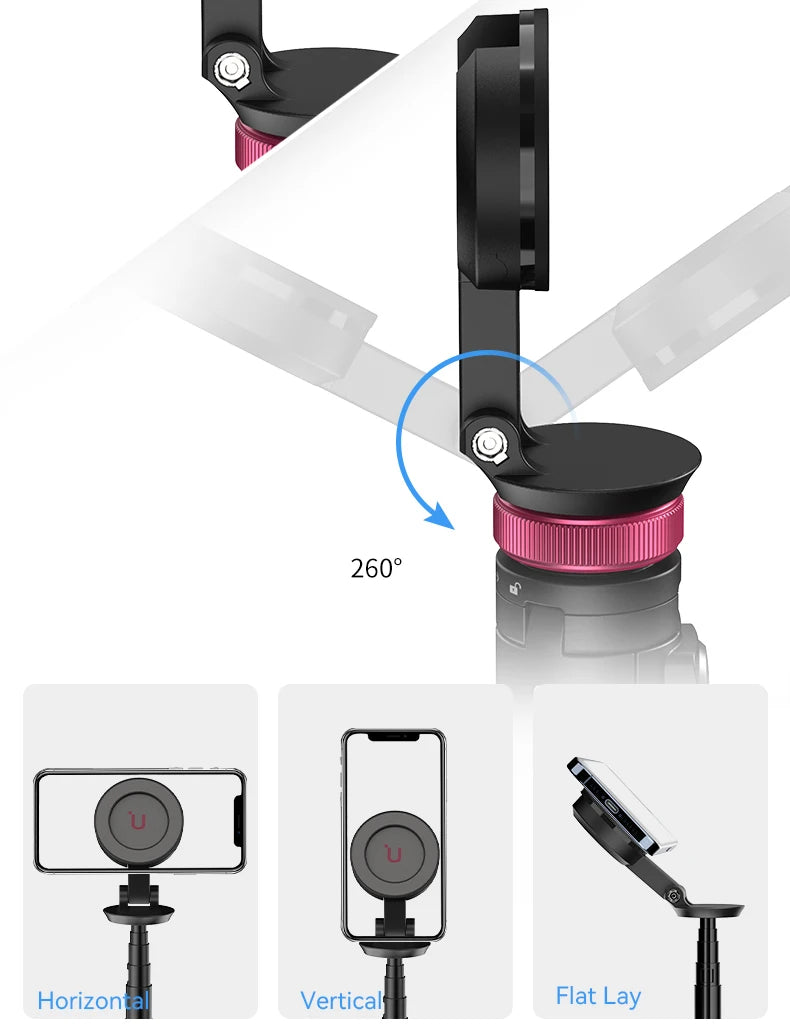 Ulanzi MT-84 Portable Bluetooth Selfie Stick Smartphone Tripod Quick Release With Wireless Bluetooth Controller For iPhone 15 14