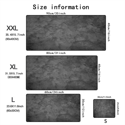 Grey series Mouse Pad Large Computer Office Game Table Mats XXL Rubber Anti-slip Gaming Keyboard Mousepads Long Desk Pads