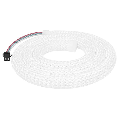 WS2812B WS2811 DC5V Round Reticulate Pattern Neon LED Strip 50Leds/m 360 Degree Smart RGBIC Flexible  Silicone Light Tape IP67