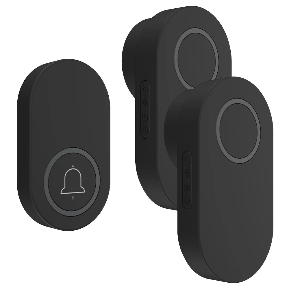 Hococa US/EU/UK Plug Outdoor Wireless Doorbell 60 Songs Melodies Waterproof Welcome Door Bell 200m Remote Call Bell With Battery