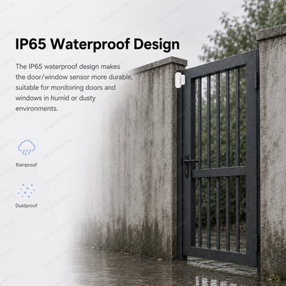 Zigbee 3.0 Door Window Sensor IP65 Waterproof & Non-Waterproof Versions Magnetic Contact Alarm Home Assistant Zigbee2MQTT