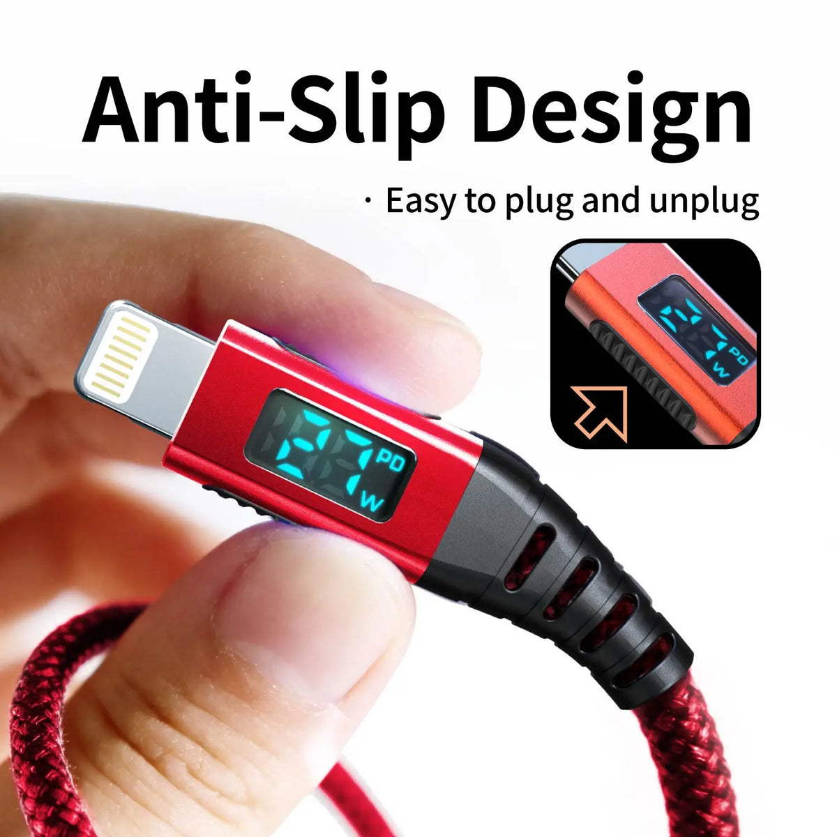 USB C to Lightning Cable [MFi Certified] 6FT Nylon Braided PD Fast Charging Cord for iPhone 14 13 12 11 Pro Max X XS XR 8 7 6s