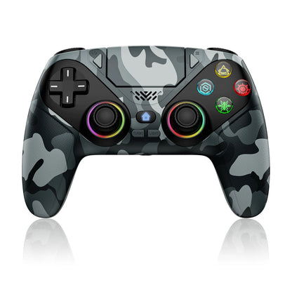 Controller For Playstation5 PS5/PS5 Pro/Slim/PC,RGB Wireless Gamepad Hall Effect Trigger Marco/Turbo Anti-Drift Game Joystick