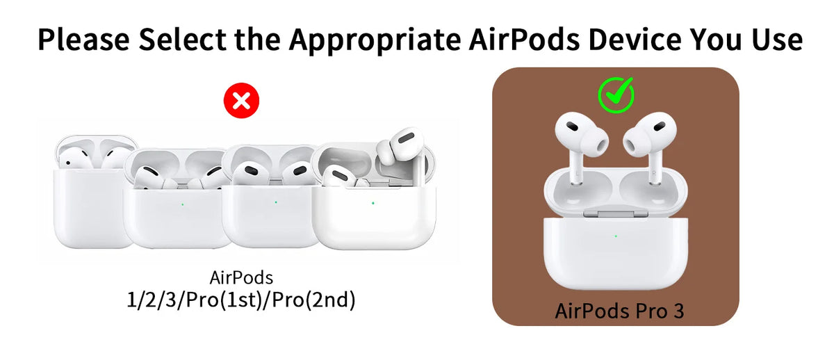 Eary Genuine Leather Protection Case for AirPods Pro 3 Durable  Earphone Case for AirPods 3 Pro Shockproof Protective Full Cover