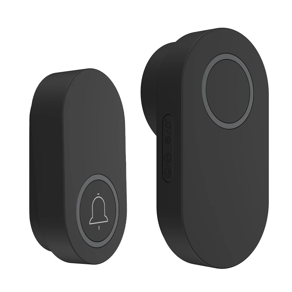 Newest Household High Volume Self Powered Wireless Doorbell US/EU/UK Plug Battery Free 60 Songs Waterproof Kinetic Door Bell