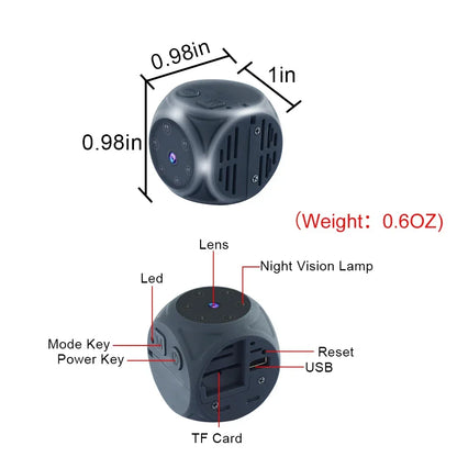 1080P HD Portable Very Small Camera Infrared Night Vision Motion Detect Video Cards Micro Secret Camcorder DVR Recorders Espiar