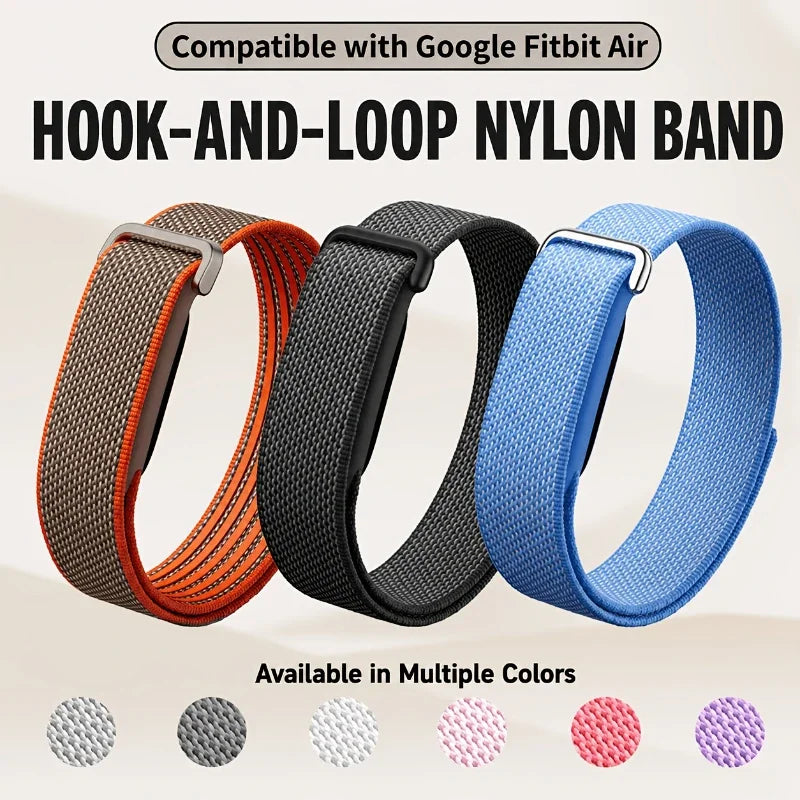 Nylon Strap For Google Fitbit Air Smart Watch Band Breathable Fabric Replacement Adjustable Wristband Bracelet Correa Accessorie