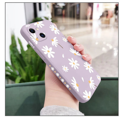 Plain Daisies Phone Case For iPhone 17 17 Air 16 16e 15 14 13 12 11 Pro Max Mini X XR XS MAX SE2020 8 7 Plus 6 6S Plus Cover