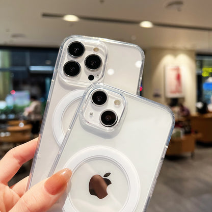 Original Case With box for iPhone 16 15 14 Pro Max 7 8 14 Plus 13 12 Mini 11 X XR XS Magsafe Wireless Charging Clear Cover