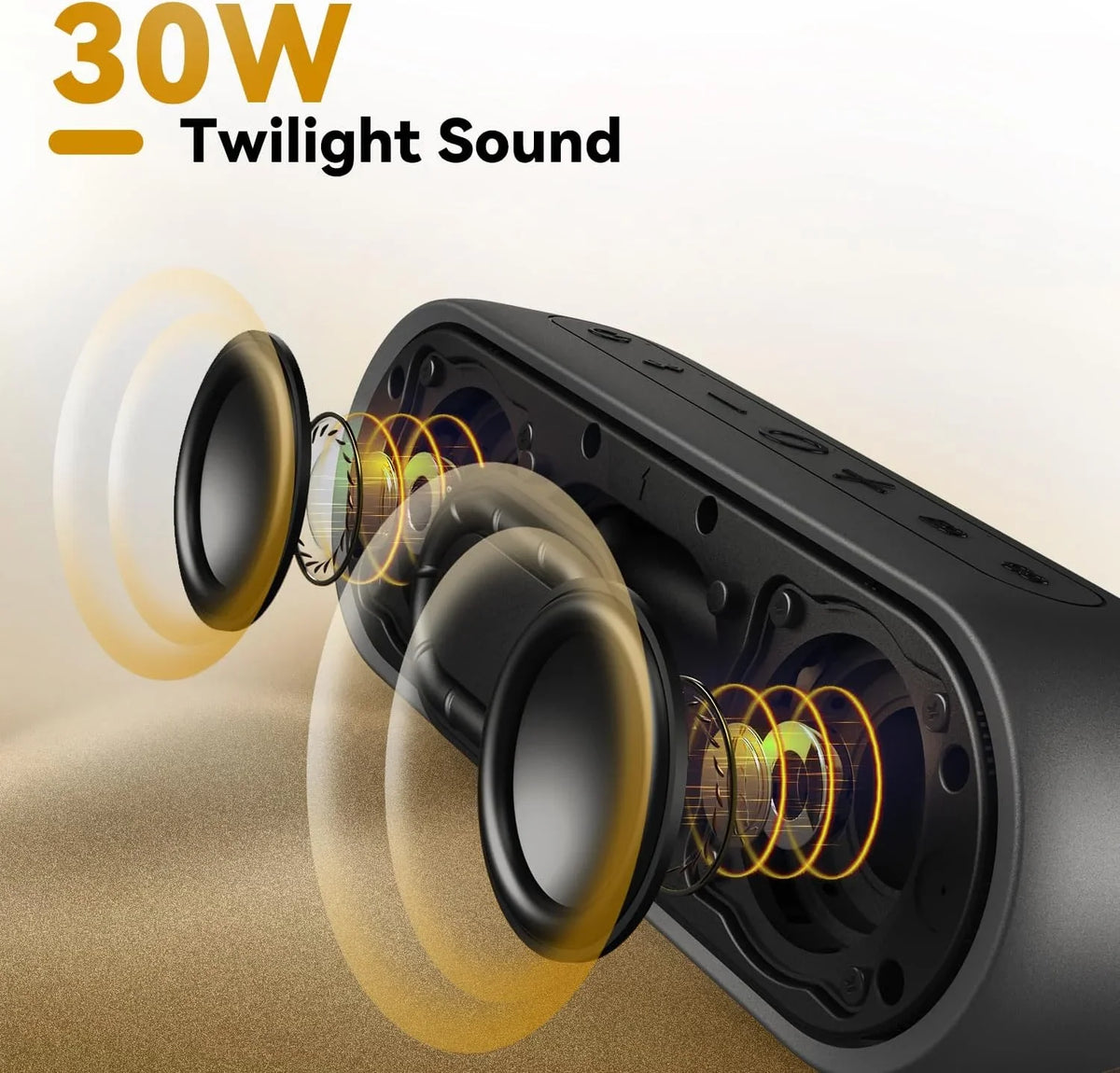 Tribit XSound Plus 2 Portable Wireless Speaker, 30W XBass, IPX7, 24-Hour Playtime, Stereo Sound, Built-in Mic for Camping Travel