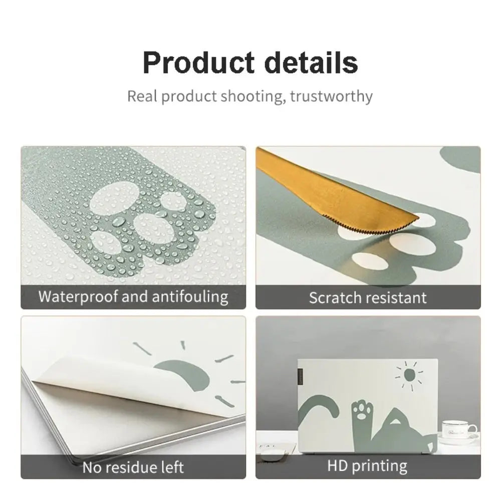 DIY Laptop Stickers Skins A+C Side Waterproof Notebook Computer Decor 15inch for Macbook /HP / Dell / Lenovo / Acer / ASUS