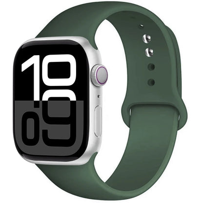 Silicone Band For Apple Watch straps 45mm 44mm 40mm 41mm 42mm-46mm sport bracelet iwatch series 8 7 6 5 SE 9 10 11 Ultra 2 49mm