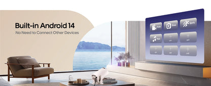 Magcubic Projector HY300 PRO 8K Android 14 Dual Wifi6 290ANSI Allwinner H726 BT5.4 1080P 1280*720P Home Cinema Outdoor Projetor
