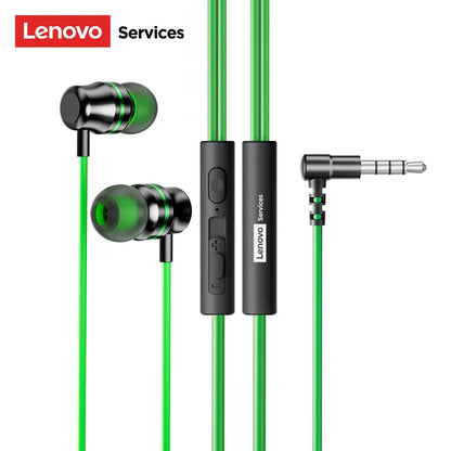 Lenovo YF38 Wired Earphones Type-C/3.5mm Gaming Headphones HiFi-level Dynamic Sound Ultra-low Latency Earbuds W Mic Tangle-Free