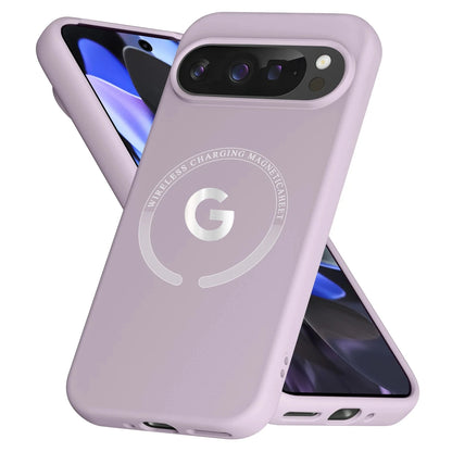 Simple Style Original Liquid Silicone Wireless Charge Case For Google Pixel 10 9 Pro XL 8 7 6 A/Pro Silky Touch Shockproof Cover