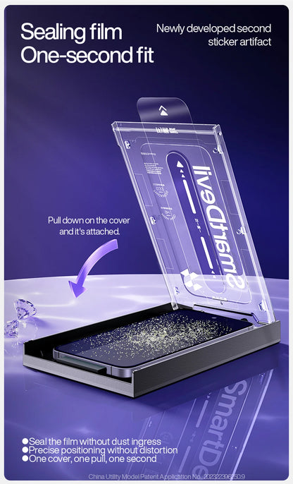 SmartDevil Dust-free Tempered Glass Film for Samsung S26 Ultra HD Clear Screen Protector for Samsung S25 S24 Anti-fingerprint