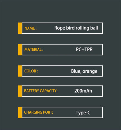 Smart Self-Rolling Electric Dog Ball with Sound Autonomous Operation Realistic Bark & Roll Chew-Resistant for Small Dog Training