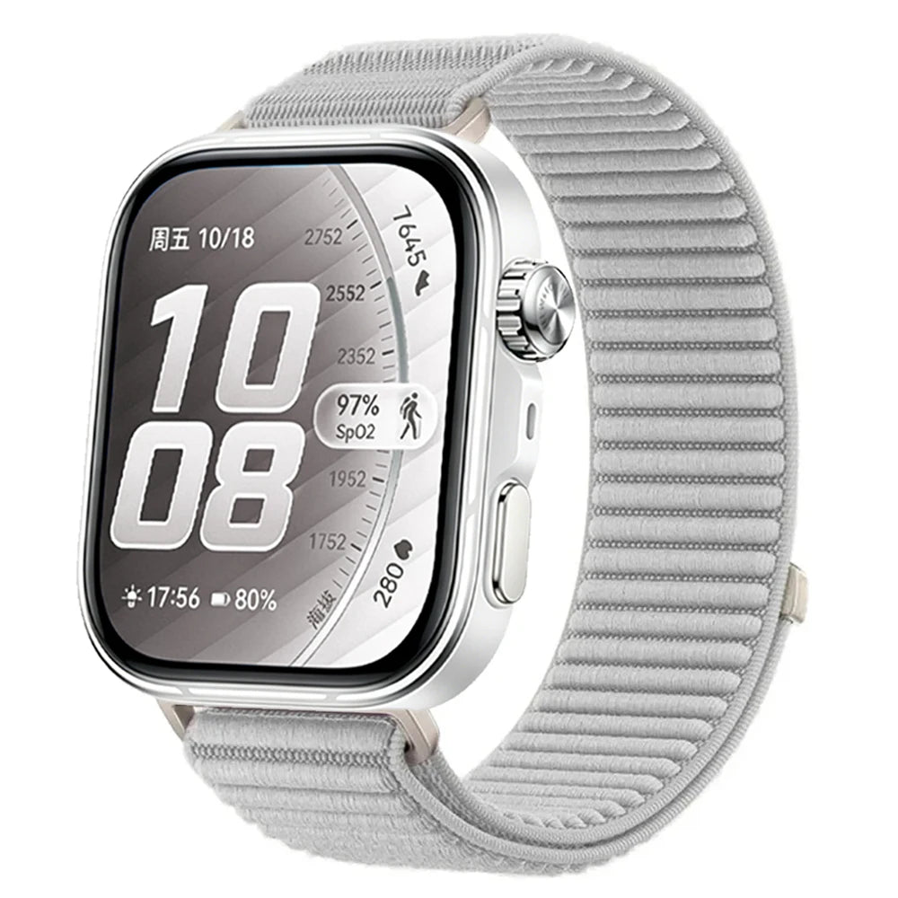 Official Nylon Braided Strap for Huawei Watch Fit 5/5 Pro Breathable Bracelet Watchband Huawei Watch Fit 4 Pro/4/3 Accessories