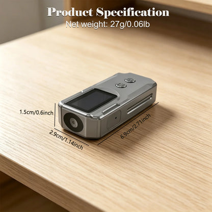 Finger-Tip Cameras, Compact Portable Action Cameras, With Display, Full HD Mini Pocket Vlogging Camera