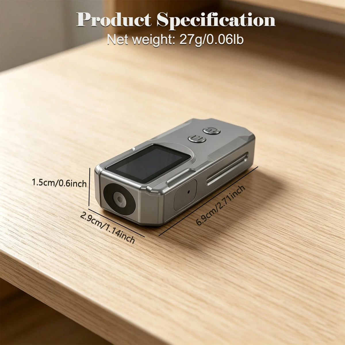Finger-Tip Cameras, Compact Portable Action Cameras, With Display, Full HD Mini Pocket Vlogging Camera