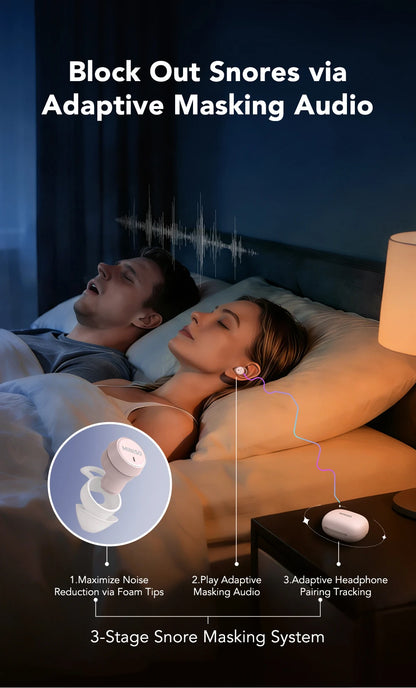 MINISO MS217 Sleep Aid Headphones Bluetooth Earphone AI Translation Earbuds in-Ear Wireless Headphones Sleep Friendly