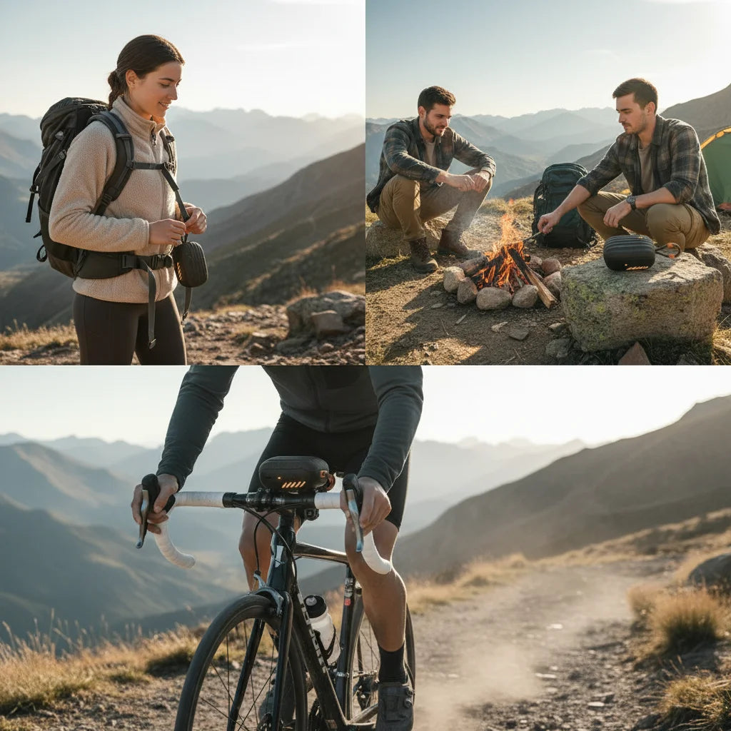 CW23 Portable Bluetooth Speaker IPX7 Waterproof TWS Bike Handlebar Subwoofer For Bicycle Scooter Outdoor Cycling Hot Sale