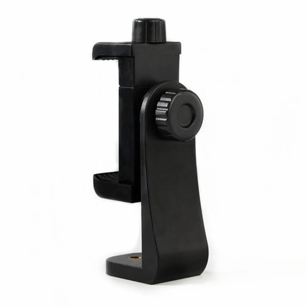 360 Degree Mobile Phone Clip Cellphone Holder With 1/4 Screw Tripod Mount Desk Tripod Adapter For Iphone Huawei Samsung