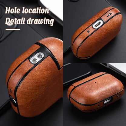 Leather PU Earphone Cover For AirPods Pro 3 2025 Case For AirPods Pro 2 2nd Pro2 Cases For AirPods 5 4 3 2 Funda Headphone Coque