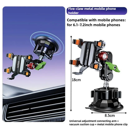LanParte Universal Car Mount Phone Holder for Dashboard Windshield with Suction Cup Base for iPhone, Samsung, Google, More Phone