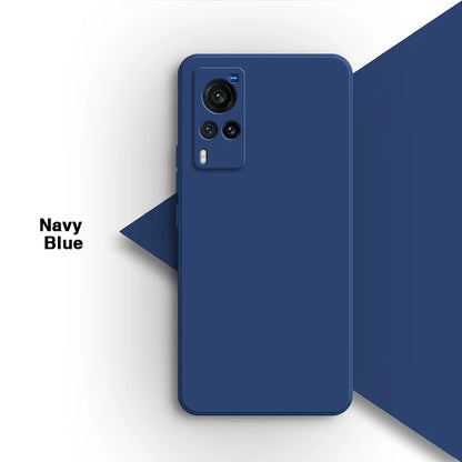 Simple Original Case Back Cover for VIVO X60 X60T Pro X60Pro Plus Pro+ X60S 5G Lens Protection Soft Square Liquid Silicone Shell