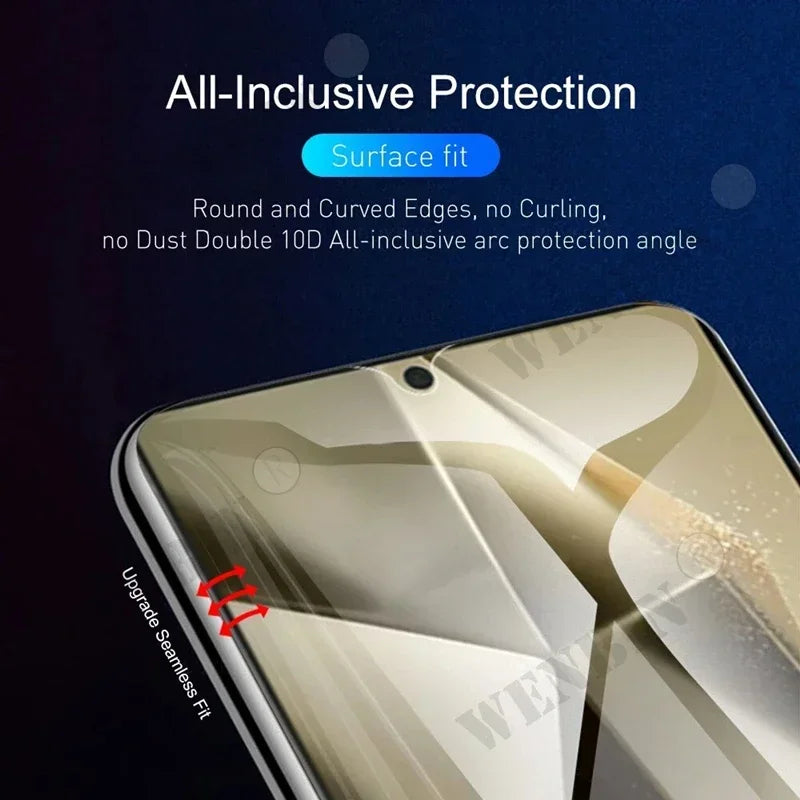 5 Pcs Full Cover Hydrogel Film For Samsung S26 S25 S24 S23 Ultra Plus S24 FE Galaxy A56 A55 A36 A35 A16 A15 Screen Protector