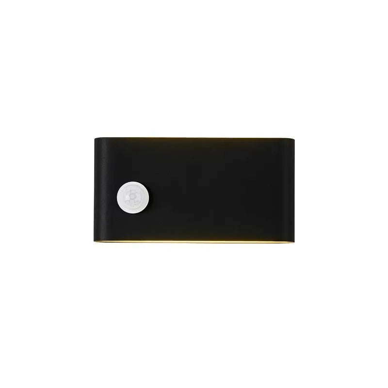 Outdoor Waterproof Wall Lamp Sensor Wall Lamp Human Body Sensor Wall Lights Aluminum Induction Porch Lamp Courtyard Lamp Fixture