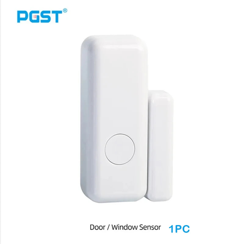 PGST 433 MHz Wireless Door Detector, Home Security Smart Window Anti-Theft Door Window Sensor, Used to Detect Open Doors, PE-67