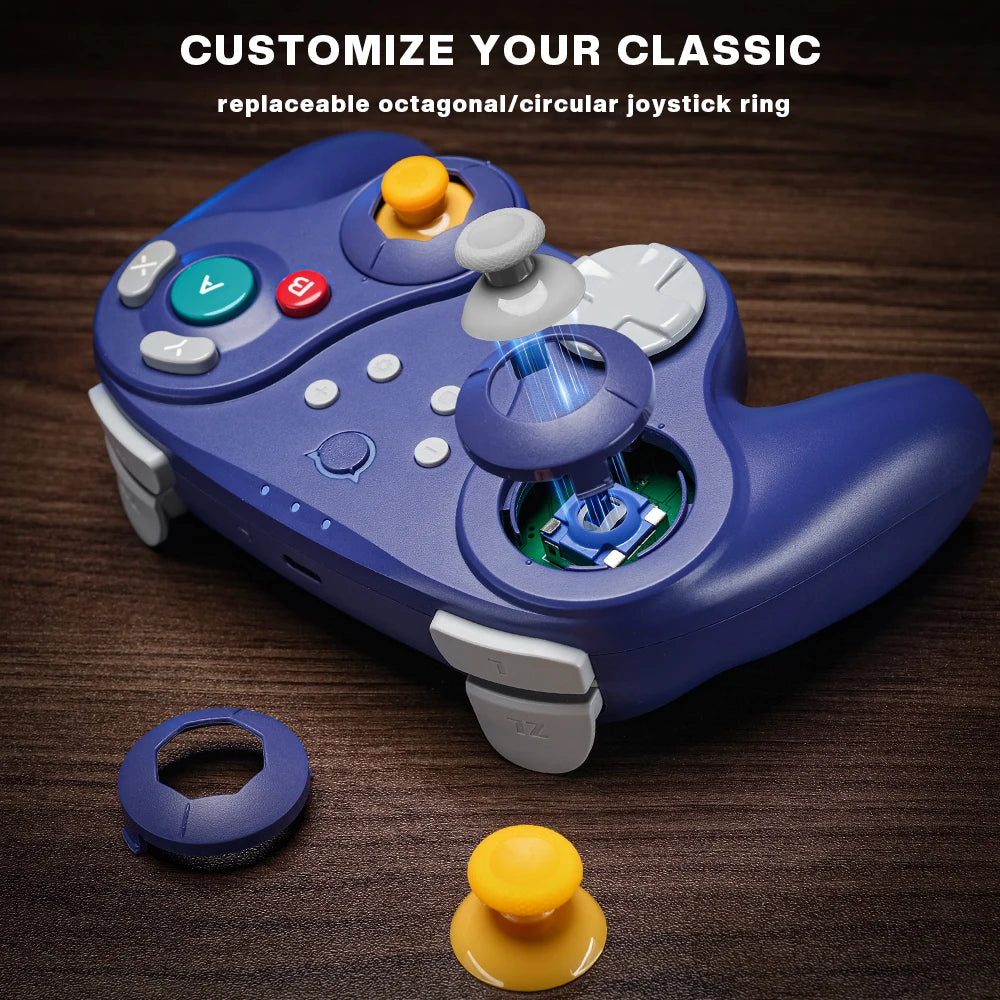 NYXI Warrior Lite Controller for Switch 2, Hall Effect Joystick Wireless Gamepad for Switch OLED/PC, Micro Switch ABXY Buttons